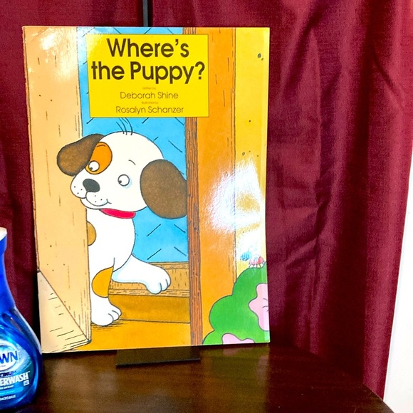 Large oversized Children’s book “Where’s the puppy?” By Debrah Shine 20 x 14 1/2 - Picture 1 of 3